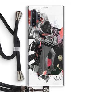 CaseCompany Dissimulation du réel: Samsung Galaxy Note 10 Plus Transparant Hoesje met koord