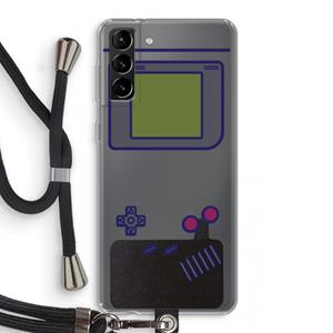 CaseCompany Game On: Samsung Galaxy S21 Plus Transparant Hoesje met koord