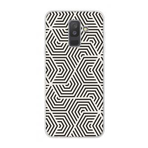 CaseCompany Magic pattern: Samsung Galaxy A6 Plus (2018) Transparant Hoesje