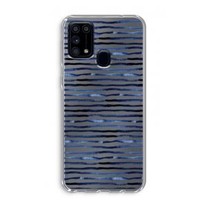 CaseCompany Verrassende lijnen: Samsung Galaxy M31 Transparant Hoesje