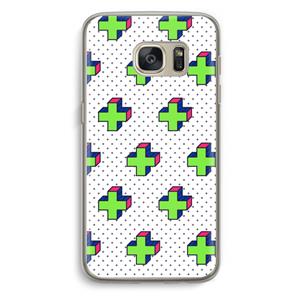 CaseCompany 8-bit N°10: Samsung Galaxy S7 Transparant Hoesje