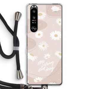CaseCompany Daydreaming becomes reality: Sony Xperia 1 III Transparant Hoesje met koord