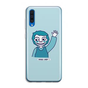 CaseCompany Zwaai: Samsung Galaxy A50 Transparant Hoesje