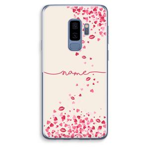 CaseCompany Hartjes en kusjes: Samsung Galaxy S9 Plus Transparant Hoesje
