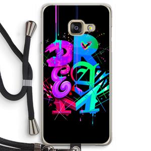 CaseCompany Dream: Samsung Galaxy A3 (2016) Transparant Hoesje met koord