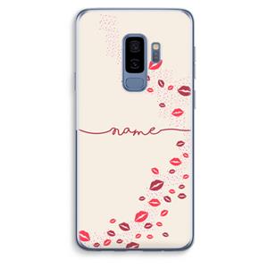 CaseCompany Kusjes: Samsung Galaxy S9 Plus Transparant Hoesje