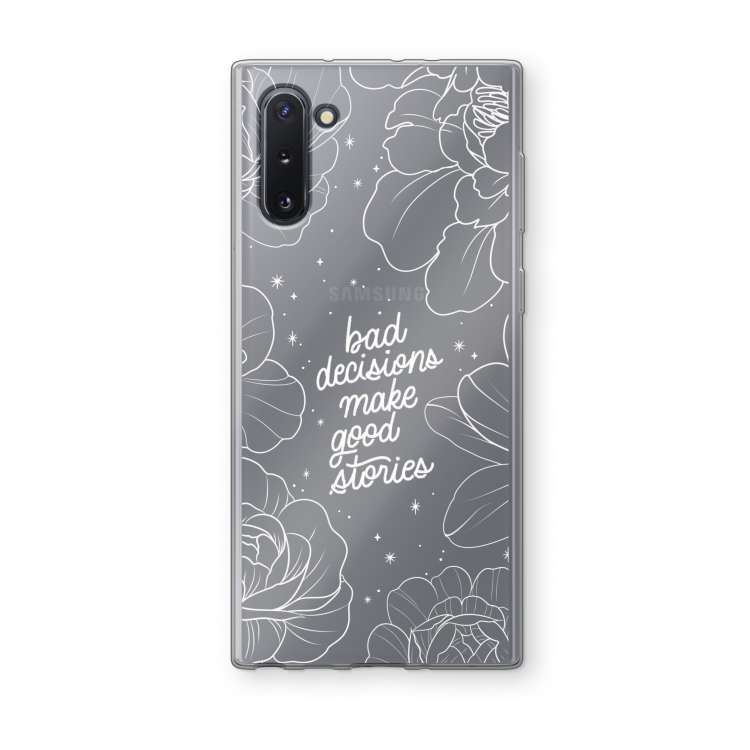 CaseCompany Good stories: Samsung Galaxy Note 10 Transparant Hoesje