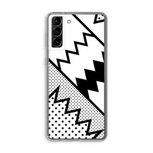 CaseCompany Pop Art #5: Samsung Galaxy S21 Plus Transparant Hoesje