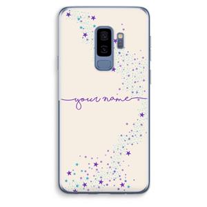 CaseCompany Sterren: Samsung Galaxy S9 Plus Transparant Hoesje
