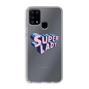 CaseCompany Superlady: Samsung Galaxy M31 Transparant Hoesje