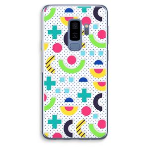 CaseCompany 8-bit N°1: Samsung Galaxy S9 Plus Transparant Hoesje