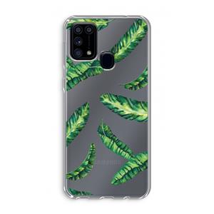 CaseCompany Lange bladeren: Samsung Galaxy M31 Transparant Hoesje