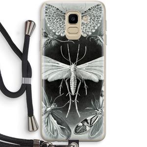 CaseCompany Haeckel Tineida: Samsung Galaxy J6 (2018) Transparant Hoesje met koord