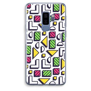 CaseCompany 8-bit N°4: Samsung Galaxy S9 Plus Transparant Hoesje