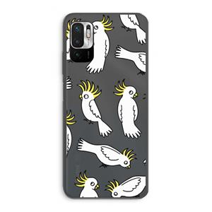 CaseCompany Papegaai: Xiaomi Redmi Note 10 5G Transparant Hoesje