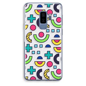 CaseCompany 8-bit N°6: Samsung Galaxy S9 Plus Transparant Hoesje