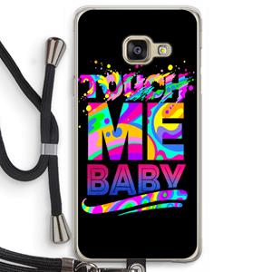 CaseCompany Touch Me: Samsung Galaxy A3 (2016) Transparant Hoesje met koord