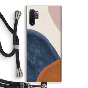 CaseCompany Geo #1: Samsung Galaxy Note 10 Plus Transparant Hoesje met koord