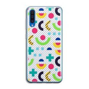 CaseCompany 8-bit N°1: Samsung Galaxy A50 Transparant Hoesje