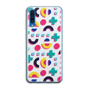 CaseCompany 8-bit N°2: Samsung Galaxy A50 Transparant Hoesje