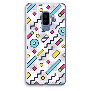 CaseCompany 8-bit N°8: Samsung Galaxy S9 Plus Transparant Hoesje