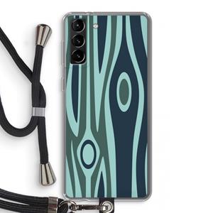 CaseCompany Bast B: Samsung Galaxy S21 Plus Transparant Hoesje met koord