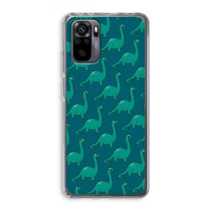 CaseCompany Diplodocus: Xiaomi Redmi Note 10 Pro Transparant Hoesje
