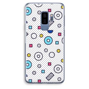 CaseCompany 8-bit N°9: Samsung Galaxy S9 Plus Transparant Hoesje