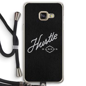 CaseCompany Hustle: Samsung Galaxy A3 (2016) Transparant Hoesje met koord