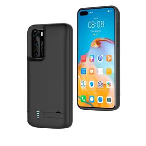 Lunso Battery Power Case hoes - Huawei P40 - 4800 mAh - Zwart