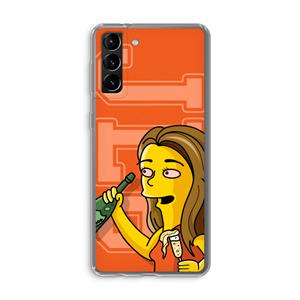 CaseCompany Jamie Lee Simpson: Samsung Galaxy S21 Plus Transparant Hoesje