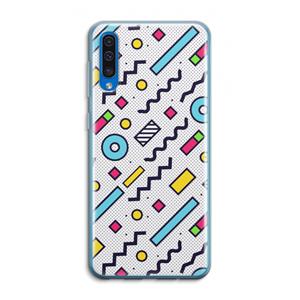 CaseCompany 8-bit N°8: Samsung Galaxy A50 Transparant Hoesje