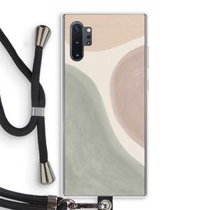 CaseCompany Geo #6: Samsung Galaxy Note 10 Plus Transparant Hoesje met koord