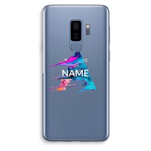CaseCompany Abstract Spectrum: Samsung Galaxy S9 Plus Transparant Hoesje
