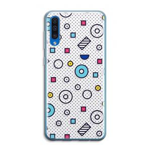 CaseCompany 8-bit N°9: Samsung Galaxy A50 Transparant Hoesje