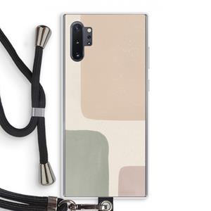 CaseCompany Geo #7: Samsung Galaxy Note 10 Plus Transparant Hoesje met koord