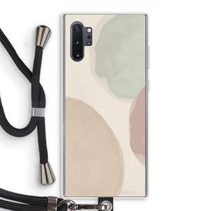 CaseCompany Geo #8: Samsung Galaxy Note 10 Plus Transparant Hoesje met koord