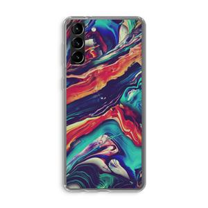 CaseCompany Chameleon Sun: Samsung Galaxy S21 Plus Transparant Hoesje