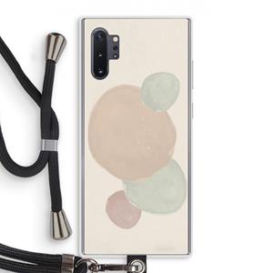 CaseCompany Geo #9: Samsung Galaxy Note 10 Plus Transparant Hoesje met koord