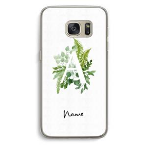 CaseCompany Green Brush: Samsung Galaxy S7 Transparant Hoesje