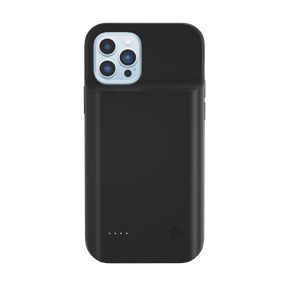 Lunso Battery Power Case hoes - iPhone 13 Pro Max - 6800 mAh - Zwart