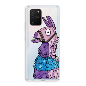 CaseCompany Lama: Samsung Galaxy S10 Lite Transparant Hoesje