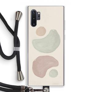 CaseCompany Geo #10: Samsung Galaxy Note 10 Plus Transparant Hoesje met koord