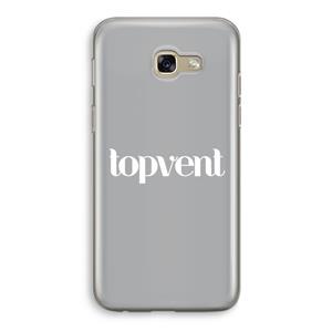 CaseCompany Topvent Grijs Wit: Samsung Galaxy A5 (2017) Transparant Hoesje