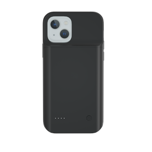 Lunso Battery Power Case hoes - iPhone 13 Mini - 6800 mAh - Zwart