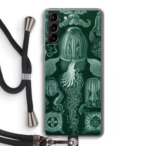 CaseCompany Haeckel Cubomedusae: Samsung Galaxy S21 Plus Transparant Hoesje met koord
