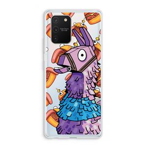 CaseCompany Loot Burger: Samsung Galaxy S10 Lite Transparant Hoesje