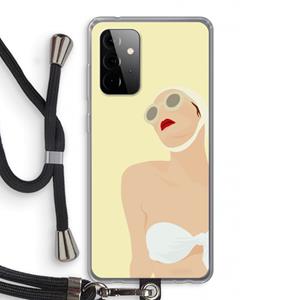 CaseCompany Summer: Samsung Galaxy A72 5G Transparant Hoesje met koord