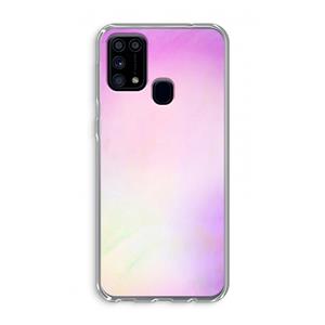 CaseCompany Flow mist pastel: Samsung Galaxy M31 Transparant Hoesje