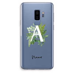 CaseCompany Green Brush: Samsung Galaxy S9 Plus Transparant Hoesje